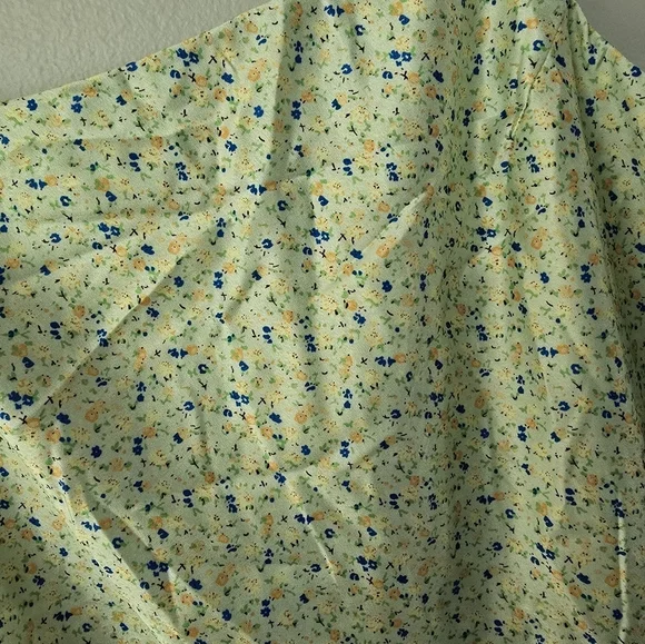 Princess Polly Green Floral Mini Dress Women’s Size 4 - Picture 3 of 9